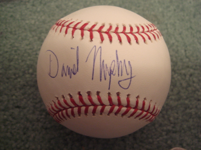 Daniel Murphy Autographed Official MLB Baseball With Steiner COA
