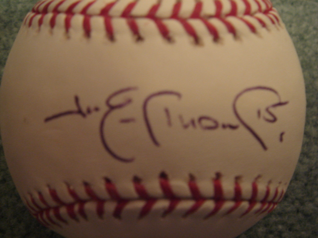 Jim Edmonds Autographed Official MLB Baseball With COA