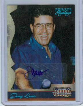 2008 Americana II Private Signings #105 Jerry Lewis/19