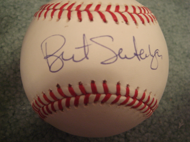 Bret Saberhagen Autographed Official A.L. Baseball With COA