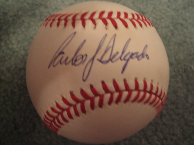 Carlos Dalgado Autographed Official A.L. Baseball With PSA COA