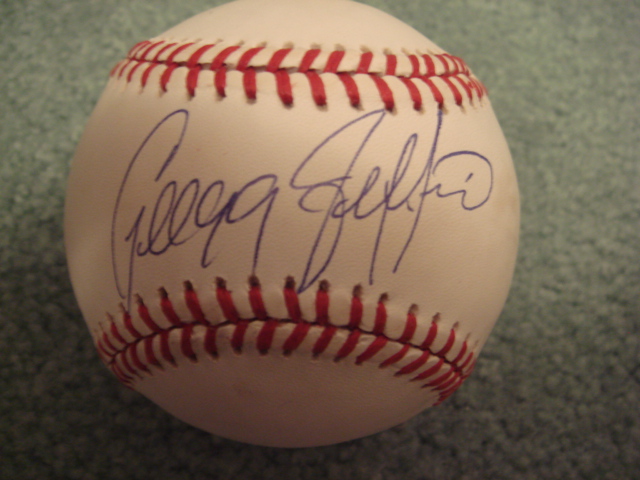 Gregg Jeffries Autographed Official N.L. Baseball With COA