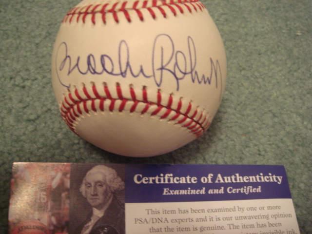 Brooks Robinson Autographed Official A.L.Budig Baseball With PSA COA