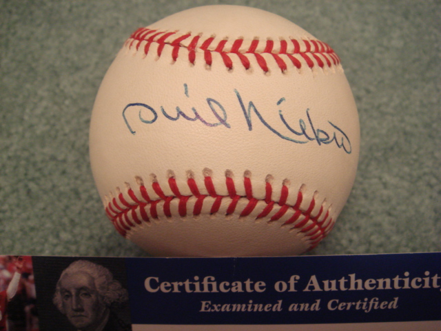 Phil Niekro Autographed Official n.L. Baseball With PSA COA