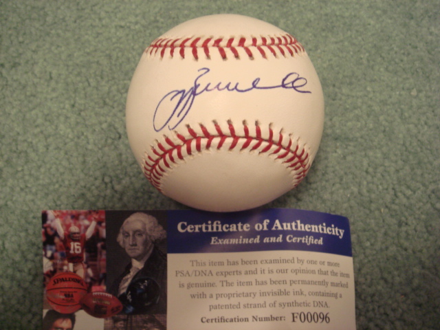 Jeff Bagwell Autographed Official MLB Baseball With PSA COA