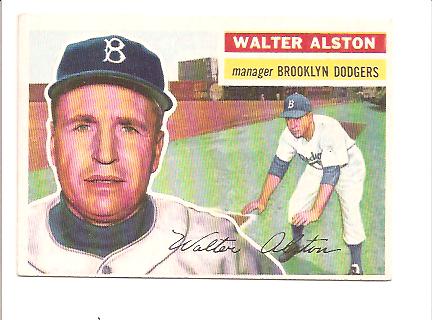 1956 Topps #8 Walter Alston MG RC