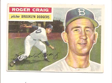1956 Topps #63 Roger Craig RC