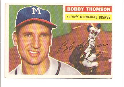1956 Topps #257 Bobby Thomson