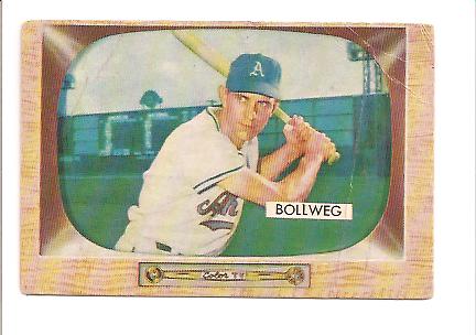 1955 Bowman #54 Don Bollweg