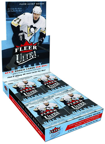 2008-09 (2009) Fleer Ultra NHL Hockey Sports Trading Cards Hobby Box 