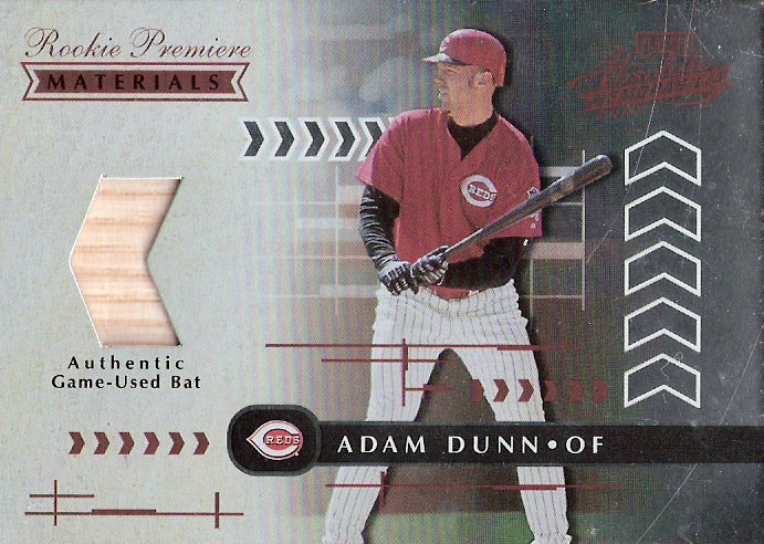 2001 Absolute Memorabilia #187 Adam Dunn RPM