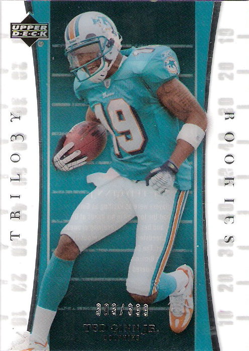 2007 Upper Deck Trilogy #119 Ted Ginn Jr. RC