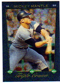 1993 Select Triple Crown #1 Mickey Mantle