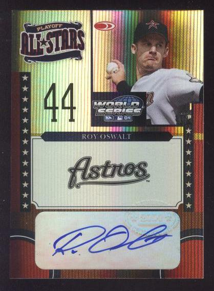 2004 Donruss World Series Playoff All-Stars Signature #7 Roy Oswalt/25