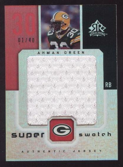2005 Reflections Super Swatch #SSAG Ahman Green