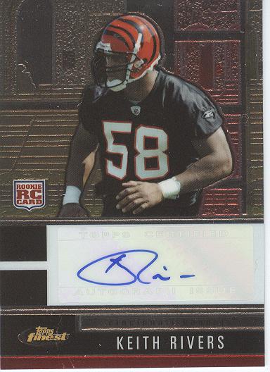 2008 Finest Autographs #148 Keith Rivers/400*