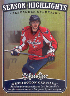 2008-09 O-Pee-Chee Season Highlights #SH2 Alexander Ovechkin