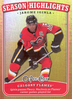 2008-09 O-Pee-Chee Season Highlights #SH6 Jarome Iginla
