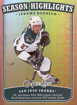 2008-09 O-Pee-Chee Season Highlights #SH8 Jeremy Roenick