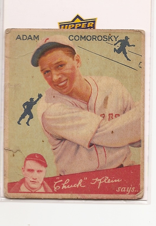 1934 Goudey #85 Adam Comorosky CK front image