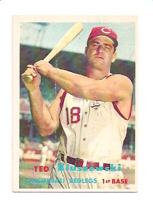 1957 Topps #165 Ted Kluszewski