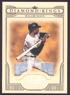 2008 Donruss Threads Diamond Kings Materials #46 Willie Mays/50