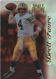 1996 Select Certified Mirror Red Premium Stock #85 Brett Favre front image