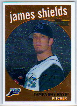 2008 Topps Heritage Chrome #C48 James Shields