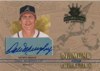 2004 Diamond Kings Diamond Cut Signatures #37 Dale Murphy/3