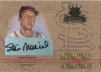 2004 Diamond Kings Diamond Cut Signatures #47 Stan Musial/6