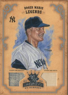 2004 Diamond Kings DK Materials Silver #170 Roger Maris LGD Bat-Jsy/6