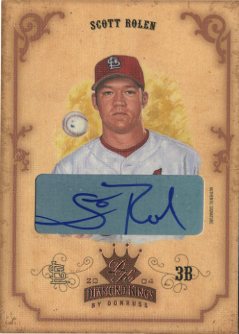 2004 Diamond Kings DK Signatures Bronze #104 Scott Rolen/2