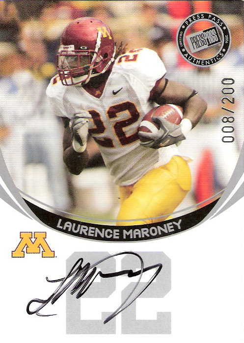 2006 Press Pass Autographs Silver #45 Laurence Maroney