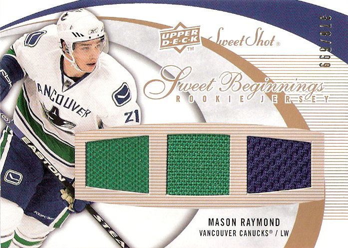 2007-08 Sweet Shot #131 Mason Raymond JSY RC