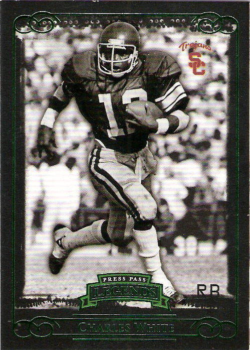2008 Press Pass Legends Emerald #92 Charles White