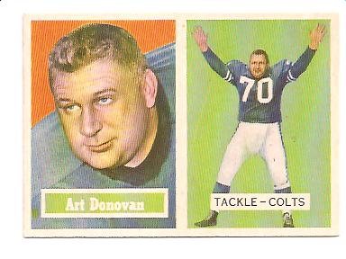1957 Topps #65 Art Donovan