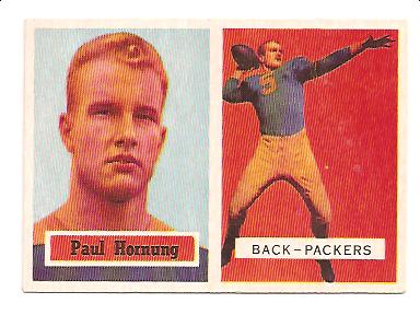 1957 Topps #151 Paul Hornung RC