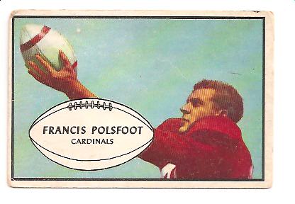 1953 Bowman #7 Fran Polsfoot