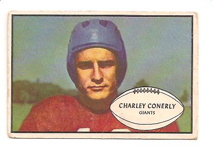 1953 Bowman #20 Charley Conerly