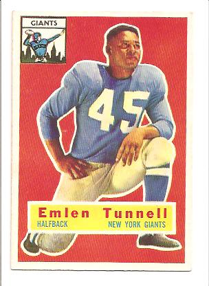 1956 Topps #17 Emlen Tunnell