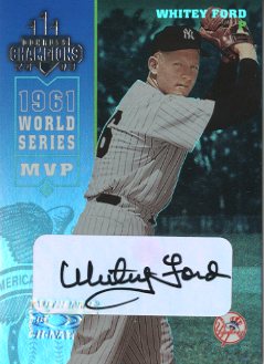 2003 Donruss Champions Autographs #180 Whitey Ford/10