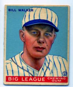 1933 Goudey #94 Bill Walker RC