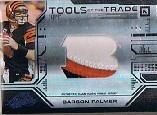 2008 Absolute Memorabilia Tools of the Trade Material Oversize Team Logo Black #3 Carson Palmer
