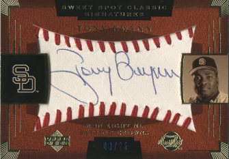 2004 Sweet Spot Classic Signatures Blue #61 Tony Gwynn/25