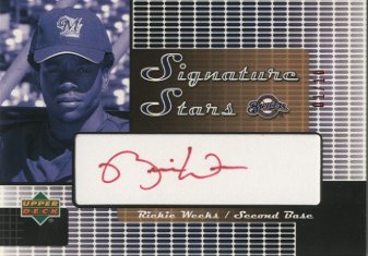 2004 Upper Deck Signature Stars Red Ink 2 #RW Rickie Weeks/10
