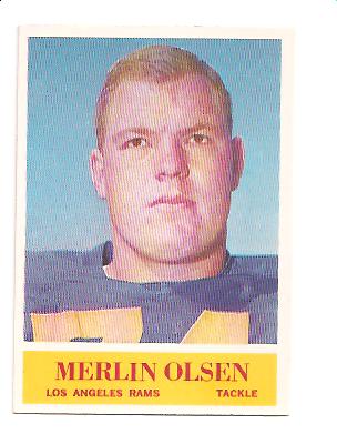 1964 Philadelphia #91 Merlin Olsen RC