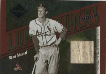 2003 Leaf Limited Lumberjacks Jersey Black #4 Stan Musial/5