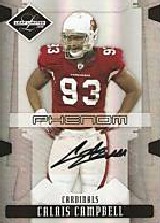 2008 Leaf Limited #213 Calais Campbell AU/299 RC