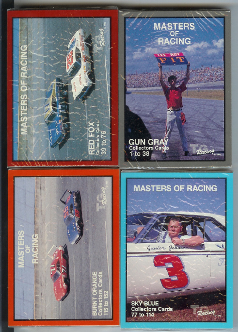 1989 TG Racing - Masters of Racing Set of 152 Nascar Cards (1-152)