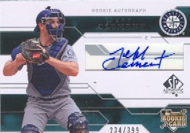 2008 SP Authentic #135 Jeff Clement AU/399 (RC)
